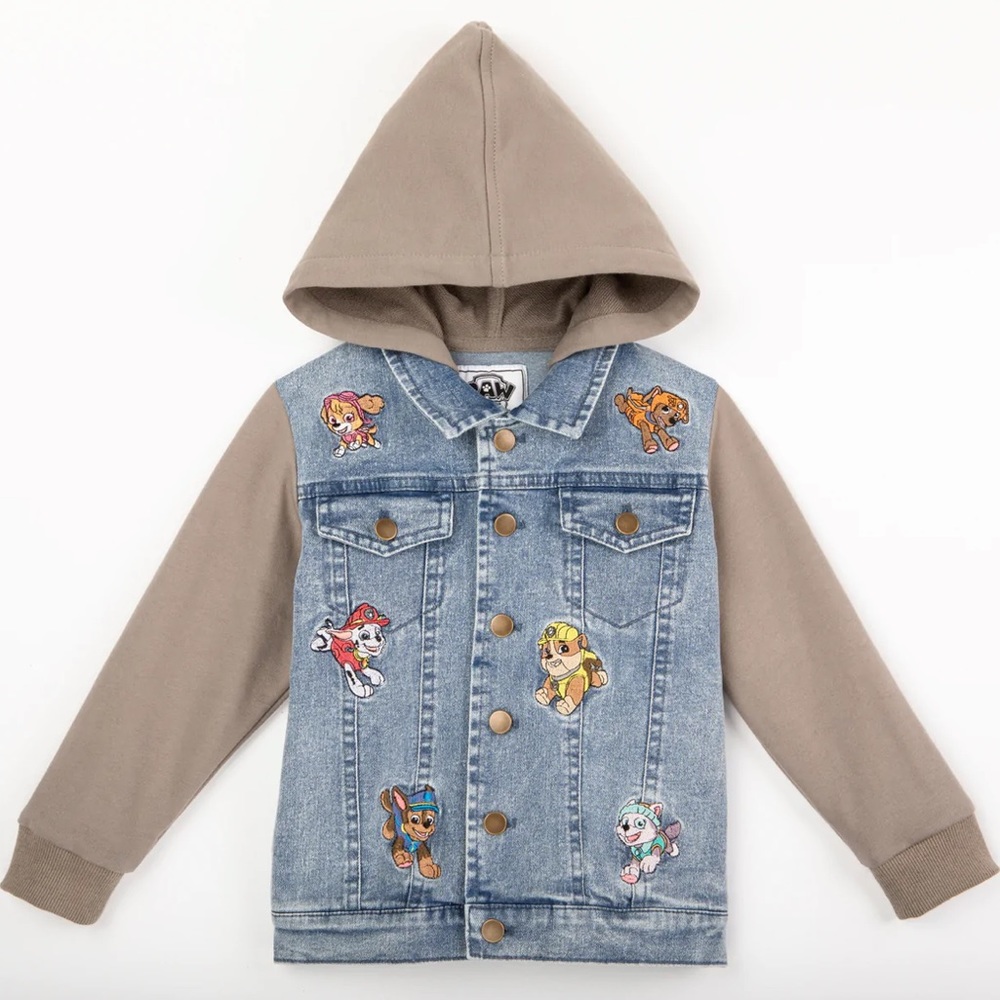 Andy & Evan X Paw Patrol Jean Jacket sweatshirt